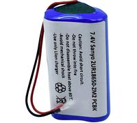 Sanyo 2/UR18650-ZM2 PCBK Pile rechargeable spéciale 18650 avec câble Li-Ion 7.4 V 2420 mAh 1 pc(s)