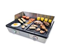 Sanyo Deli Grill Dessus de table Electrique Noir, Argent 2200 W