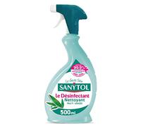 Sanytol - Désinfectant Multi-Usages - Parfum Eucalyptus - 500 ml - Bactéricide, Virucide, Fongicide - Sans Javel, Testé Dermatologiquement - Sans Rinçage