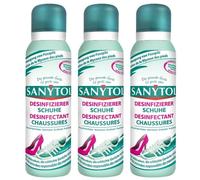 SANYTOL Désinfectant pour chaussures Spray 3x150 ml