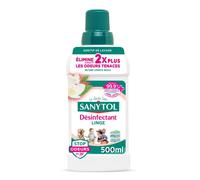 Sanytol Désinfectant Linge Stop Odeurs, Parfum Fleurs Blanches, 500 ml