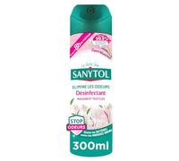 Sanytol Airsurface Désodorisant Désinfectant Fleurs Blanches Surfaces Et Textiles Flacon 300ml