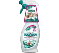 Sanytol - Désodorisant Textiles Désinfectant - 500 ml - Lot de 2 - Tous Types de Textiles - Bactéricide, Virucide - Sans Résidus Agressifs - Ne Tache Pas