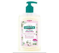 Sanytol Gel Lavant Antibactérien Fleurs de coton BIO