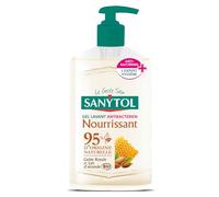 Sanytol Gel Lavant Antibactérien Nourrissant Lait d'amande et Gelée royale 250 ml