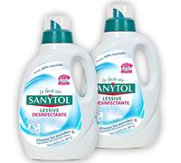 Sanytol - Lessive Désinfectante - Grand Air - 1,65 L - Lot de 2 - Tout Type de Linge, Préserve Fibres et Couleurs à Toutes Températures - Bactéricide, Virucide - Sans Javel