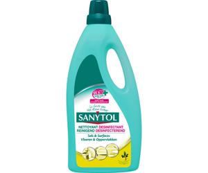 Sanytol Nettoyant Désinfectant Sols Et Surfaces Parfum Citron Et Fleurs D'Olivier Flacon 1l