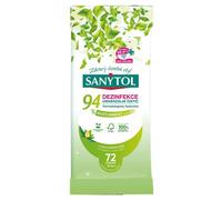 SANYTOL nettoyant universel. 94% d'origine végétale lingettes 72pcs