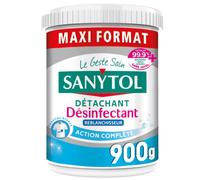 Sanytol - Poudre Détachante Désinfectante Blanchissante Linge - 900 g - Bactéricide, Virucide - Sans Javel - Préserve Fibres et Couleurs dès 30°C
