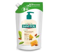Sanytol - Recharge Gel Lavant - Lait d'amande Bio et Gelée - 500 ml - Nourrissant - 95% d'Ingrédients d'Origine Naturelle