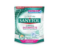 Sanytol Tablette Désinfectante Lave-Vaisselle 24 Tablettes - Lot de 3