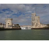 SanZez 5D Bricolage Pleine Perceuse Ronde Diamant Peinture, Port De La Rochelle En France, Broderie Décorative Incrustée Sans Cadre 50x60cm