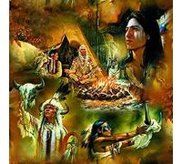 SanZez Kit de peinture diamant 5D fait à la main, broderie de diamant indien, image, décoration de la maison, Art mural, 40x50cm, bricolage