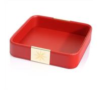 SANZIE Plateau de Rangement en Cuir de Luxe pour Bureau, Petit Organisateur Multifonctions, Plateau Décoratif pour Table d'Entrée pour Ranger Bijoux, Montres, Cosmétiques, Clés, Téléphone