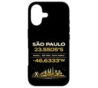 Sao Paulo Brésil coordonne Le Design Minimaliste de l'identité de la Ville Coque pour iPhone 17