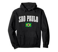 Sao Paulo Brésil Drapeau Brésil Pride Sweat à Capuche
