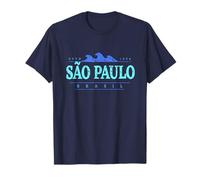 São Paulo Brésil | São Paulo Brasil Shoreline | Sao Paulo T-Shirt