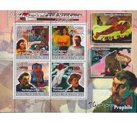 Sao Tome e Principe 3639-3642 Feuille Miniature (complète. édition) Neuf avec Gomme Originale ** MNH 2008 Peintures de Paul Gauguin (Timbres pour Les collectionneurs) Peinture