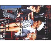 Sao Tome e Principe Bloc 370 (complète.Edition.) oblitéré 1997 Mort de Princesse Diana (Timbres pour Les collectionneurs) Famille Royale Britannique (Diana, Charles, Elisabeth..)