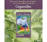 Sao Tome e Principe Bloc-Feuillet 1174 (complète. édition) Neuf avec Gomme Originale ** MNH 2016 Champignons (Timbres pour Les collectionneurs) Plantes/Champignons