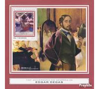 Sao Tome e Principe Bloc-Feuillet 1314 (complète. édition) Neuf avec Gomme Originale ** MNH 2017 Edgar Degas (Timbres pour Les collectionneurs) Peinture