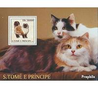 Sao Tome e Principe Block441 (complète.Edition.) Neuf avec Gomme Originale ** MNH 2003 mammifères (Timbres pour Les collectionneurs) Chats/Grands félins (Lions/Tigres/léopards...)