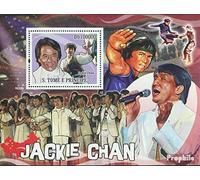 Sao Tome e Principe Block684 (complète.Edition.) neuf avec Gomme Originale ** MNH 2009 Jackie Chan (Timbres pour Les collectionneurs) Célébrités/Cinéma/Théâtre/Radio