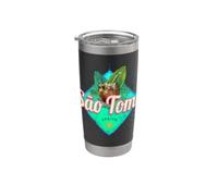 Sao Tome et Principe vintage design Gobelet isotherme en acier inoxydable double paroi