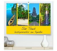 São Tomé - Inselparadies am Äquator (hochwertiger Premium Wandkalender 2026 DIN A2 quer), Kunstdruck in Hochglanz: Unbekanntes Afrika mitten im Atlantik