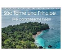 São Tomé und Príncipe - zwei paradiesische Inseln (Tischkalender 2027 DIN A5 quer), CALVENDO Monatskalender: Zwischen Dschungel und einsamen Stränden ... Wohlstand gemeinsam erblühen.