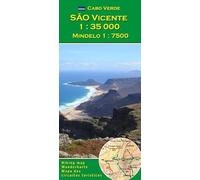 São Vicente 1:35000, Mindelo 1:7500 (Carte de randonnée et de loisirs du Cap-Vert)