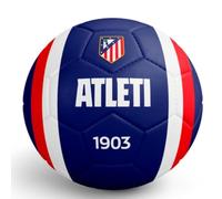 SaoTi Ballon Atlético Madrid Taille 5 Bleu Blason classique Ballon de football avec écusson 1903