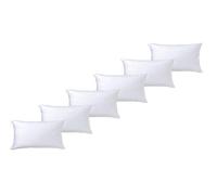 SaoTi - Lot de 2/4/6 coussins, super doux, moelleux, anti-allergique, fibre creuse à haute récupération, pour canapé, lit, fauteuil, voiture, fabriqué en Espagne (30 x 50 cm, 6)
