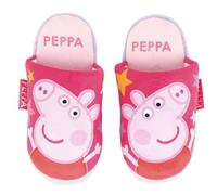 SaoTi Pantoufles d'intérieur pour enfant PEPPA PIG - Pantoufles douces et chaudes avec semelle antidérapante / confortable, rose, 28/29 EU