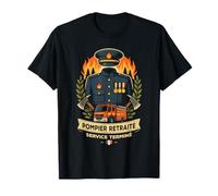 Sapeur Pompier Retraité Départ Retraite Soldat du Feu T-Shirt