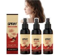 Sapfron Hair Blackening Spray With Polygonum Multiflorum & Ginger Root Extracts - Soins aux cheveux à base de plantes pour la nutrition quotidienne, améliorer la sécheresse et le croûté (3)