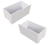 Sapgaks Lit superposé, 90 x 200 cm, avec protection anti-chute, lit simple, 2 tiroirs, utilisation avec lit d'enfant