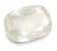 Saphir blanc 4,00 carats certifié non chauffé non traité - Pierre de naissance Pukhraj naturelle - Pierre de naissance Pukhraj en vrac pour homme et femme - Certifié B0BX2WP7MRNAMZ, Small, Gemme