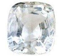 Saphir blanc naturel de 7,25 Ratti / 6,25 carats - Pierre de naissance Pukhraj certifiée - Pierre précieuse en vrac - Par Lab Certified-B0C4H239MRNAMZ