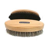 SAPHIR Brosse brillante 100% CRIN ovale schuhputzbürste PETIT - foncé, One Size