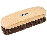 SAPHIR Brosse Crin de Cheval Naturel (21 cm GRIS CLAIR 13)
