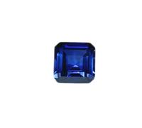 Saphir carré à facettes de 4 mm à 12 mm pour sertissage calibré et réparation de bijoux, Moissanite