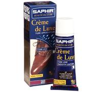 Saphir Crème de Luxe avec Applicateur pour Chaussures, Marron Foncé 05, 75 ml, 1 Unité