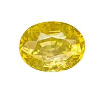 Saphir jaune 7,25 Ratti 6,60 carats - Pierre précieuse non chauffée et non traitée - Pierre précieuse certifiée Rashi Pukraj Ratan - Pour homme et femme - -B0CVTX5VMRNAMZ