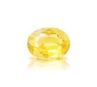 Saphir jaune de Ceylan non traité naturel certifié Pukhraj 7,25 Ratti 6,12 carats Aaa ++ pierre précieuse pour homme et femme-B0D6B6GTMRNAMZ, Small, Gemme