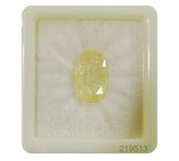 Saphir jaune de Ceylone non chauffé de 4,25 carats non chauffé Pukhraj Pierre précieuse naturelle certifiée Aaa + Quality-DN01B0BZLMBW