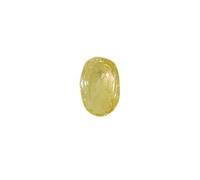 Saphir jaune de qualité AA de Ceylan Mined Pukhraj Gemme 7,25 Ratti/6,72 carats Pierre précieuse naturelle certifiée AMZ15272, taille S, pierre précieuse