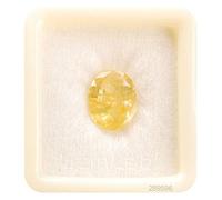 Saphir jaune Pukhraj naturel de qualité A 4,25 Ratti / 3,70 carats - Pierre précieuse d'origine non chauffée et non traitée - AMZ15822