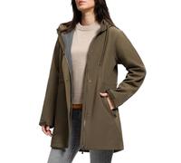 SaphiRose PONCHO Veste de pluie imperméable pour femme - Longue veste softshell avec capuche - Veste de transition avec doublure respirante - Manteau de pluie coupe-vent léger pour le printemps, l'été