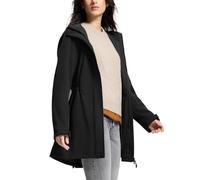 SaphiRose PONCHO Veste de pluie imperméable pour femme - Longue veste softshell avec capuche - Veste de transition avec doublure respirante - Manteau de pluie coupe-vent léger pour le printemps, l'été